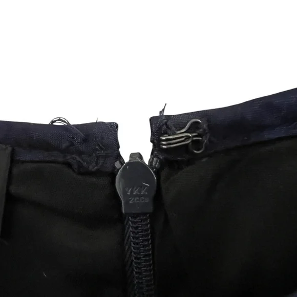 Scott McClintock skirt Homecoming vintage Long A-line maxi Ball Formal blue sz 8 - Picture 6 of 9